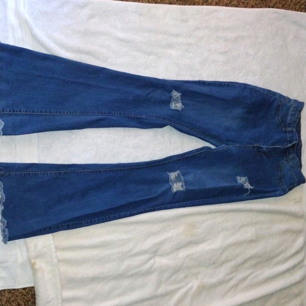 Blue jeans, size small, blue